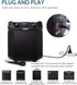Lenmu Mica 18AWG 3-Prong 3 Amplifier Power Cord Compatible with ION Pathfinder, ION Block Rocker, ION Tailgater