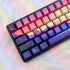 JSJT Keycaps 65 Percent-Side Printed Keycaps, 68 Keys Custom Keycaps, OEM Profile PBT Key Caps for Cherry MX Switches