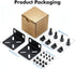 MokerLink Rack Mount Kit for 17.3 Inch Wide Switches, Adjustable Hole Distance 14-29mm, Compatible with Cisco, NETGEAR