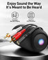 3.5mm 2 2-Pack, MP3, (39 inch) VCE Female to RCA Splitter Male Stereo Audio Y Cable Gold Plated Adapter Compatible