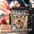 100 40-135 mm Cassette Cassette Drives(1mm Kanayu Pcs Recorder Rubber Belts Square Tape Machine Repair Maintenance Mix