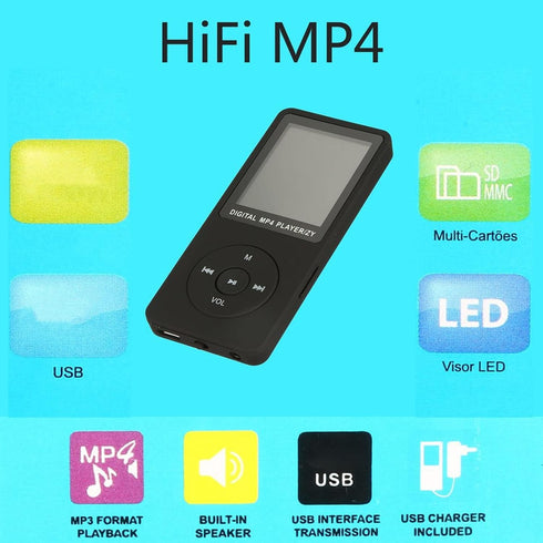 VBESTLIFE 32GB MP3 1.8 Inch 64GB Bluetooth Player with Speaker, E Book Reader and HiFi Sound, Expandable to for Running
