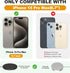 Wallet Case for iPhone 15 Pro Max, RFID Blocking Credit Card Holder, PU Leather Flip Kickstand Cover for Men Women
