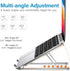 ivoler Laptop Stand, Adjustable Aluminum Riser Holder for 10-15.6” MacBook, iPad, HP, Dell, Lenovo - Silver