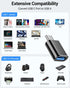 USB C to USB Adapter Pack of 4, Male to USB 3.0 Female Compatible with MacBook Pro 2020, iPad Pro 2020, Black