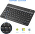 Samsung Galaxy Tab S7/S8 Wireless Keyboard, Portable Bluetooth Keyboard with Built-in Rechargeable Battery, Black