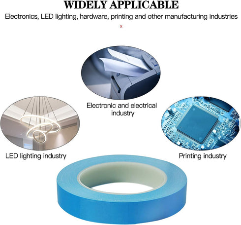 Thermal Adhesive Tape, 25m x 15mm x 0.20mm, Double Side Thermal Tapes for Heatsink, LED, Computer