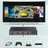 RCA Switch 8 in 1 Out Composite Video L/R Audio Selector Box 8X1, BolAAzuL 8-Way RCA Switcher - 8 Port AV Selector Switch - Plug & Play for Wii PS2 Xbox DVD STB HDTV