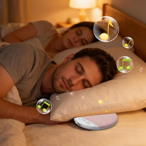 Generic Sleep Headphones Speaker - White Noise Portable Sound, Machine, Ultra Thin Under Pillow Audio Device with Auto