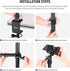 NEEWER Extendable Camera Desk Mount with Ball Head, 17"-40" Adjustable Table Light Stand for DSLR Camera, Ring Light,