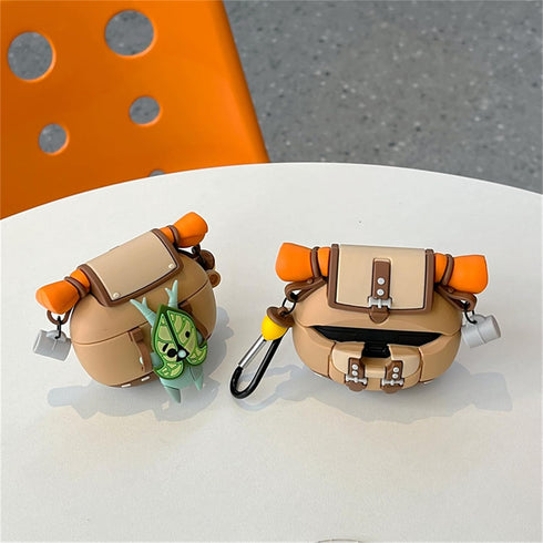 Silicone Korok Case for Sony WF-1000XM5, Cute Anime Yahaha Shockproof Protective Cover with Keychain and Cleaning Kit