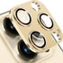 Gold Camera Lens Protector for iPhone 13 Pro & Pro Max - Anti-Scratch Tempered Glass, Shockproof Full Protection.