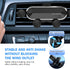 Shakas Car Air Vent Phone Holder, Anti-shaking Anti-slip Adjustable Angle Navigation Bracket, Auto-locking Mute Design