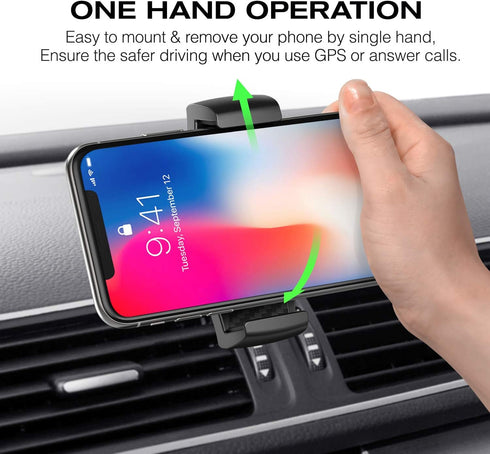 Car Phone Holder, Sticky Adhesive Mount for 4 to 6.5 inches Smartphones