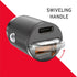 Car and Driver USB C Car Charger Adapter, Dual USB Car Charger, Cigarette Lighter USB Charger for Galaxy, iPad, iPhone