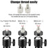 2-Be-Best 1/4 6.35 mm 0.23 5.9 mm 0.15 3.9 mm M4 M6 Projector Mount Tripod Screw Thread Adapters Converters Female in /