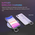 iPhone 11 Clear Glitter Case with Hand Strap, Soft Silicone Gel Rubber Sparkle Cover for Girls Women