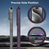 CACOE Magnetic Case for iPhone 15 Pro 6.1 inch with 360° Rotatable Ring Phone Stand, Compatible with MagSafe