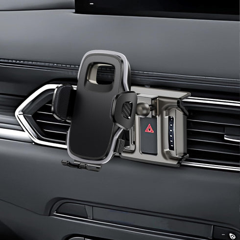 ELOHEI Phone Holder for Mazda CX5, Custom Base Car Phone Mount for 2017-2024 Mazda CX5, Fits 4.7-7 in Phones