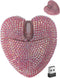 SHARE SUNSHINE Wireless Bluetooth Mouse Cute Pink Love Heart Shinning Led Light Silent Portable