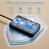 HUNIAN 5 8 6 Charger(1 Power Strip with USB Ports, Ft Extension Cord Flat Plug with Outlets, USB USB C Port), Indoor