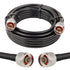KMR240 N Male to N Male Cable 15ft, Low Loss N Type Coax Jumper Cable with 50 Ohm Connector