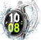 Miimall Waterproof Case for Samsung Galaxy Watch 4 & 5 40mm, Protective Bumper Case with Tempered Glass Screen Protector