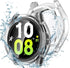 Miimall Waterproof Case for Samsung Galaxy Watch 4 & 5 40mm, Protective Bumper Case with Tempered Glass Screen Protector