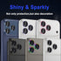 Casetego 17 17 Protector,9H for iPhone Pro Max/iPhone Pro Camera Lens Hardness,Scratch Resistant,Ultra-thin Tempered