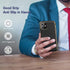 LOHASIC Leather Case for iPhone 11 – Slim PU Leather with Electroplated Frame, Anti-Slip Grip, Black