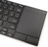 Rii Wireless Bluetooth Keyboard, Multi Device Rechargeable with Touchpad, Ultra Slim, Compatible with PC, Mac, Laptop