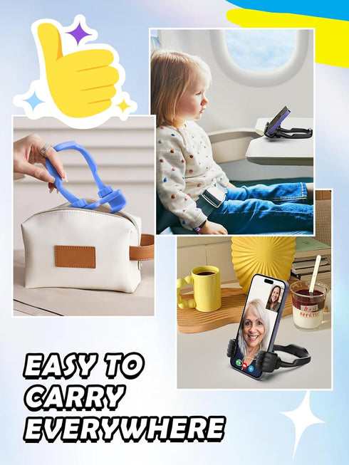 CALDEVER 2 Pack Easter Basket Stuffers for Teens Boys Girls Him Men Ideas: Thumbs Up Lazy Phone Stand Cell Phone Holder