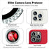 Xfilm Bling Diamond Camera Lens Protector for iPhone 13 Pro/Max, Scratch Proof HD Clear Tempered Glass, Case Friendly