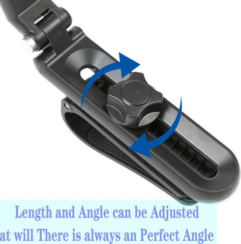 1080° Multifunctional Sun Visor Car Phone Holder, Universal 360 Rotating Clip for All Mobile Phones