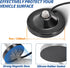 BINGFU 136-174MHz 400-470MHz PL259 Vehicle Mobile Ham Radio Antenna with Ground Planes Dual Band VHF UHF Magnetic Base
