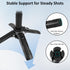 WOVTE 4 1 Mini Tripod for iPhone with Remote, in Pocket Size Selfie Stick for iPhone, Cell Phone Stand for Photograph