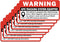 Sticky Expressions GPS Tracking Sticker For Car (8 Pcs), Size 3" by 1.5" -