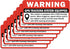 Sticky Expressions GPS Tracking Sticker For Car (8 Pcs), Size 3" by 1.5" -