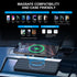 aubenai 15W 70cm 16/15/14/13, S25 S24(Extension Wireless Car Charger Pad, Fast Charging Pad with Extension Cable, Non