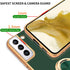 Tnarru Compatible Samsung Galaxy S22 Plus Case with Ring Holder Kickstand, Soft TPU Shockproof Protective Case (Green)