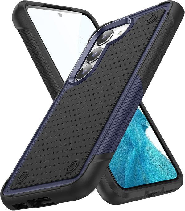 Samsung Galaxy S23 Plus Case, Blue Military Grade Drop Protective Rugged Cover for Galaxy S23+ Phone