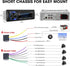 aboutBit 1-Din MP3 300W Single Din Car Stereo Bluetooth: Car Radio Receiver - in Dash Digital Media Player LCD Display