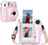 MUZIRI KINOKOO Clear Case for Fujifilm Fuji Instax Mini 12/Polaroid Mini 12 Camera, Hard PVC Protective Case Bag with