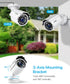ZOSI 1080P HD 1920TVL Hybrid 4-in-1 CCTV Security Camera - 80ft Night Vision, 2MP Weatherproof Aluminum Bullet