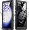 SPIDERCASE Waterproof Case for Samsung Galaxy S23 Ultra, Heavy Duty Shockproof with Built-in Screen & Camera Lens