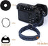 16-Inch AQAREA Quick Release Camera Wrist Strap - Hand Strap for DSLR & Mirrorless Cameras (Blue)