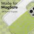 Sonix Case for iPhone 14 Pro, Compatible with MagSafe, 10ft Drop Tested, Checkmate Green