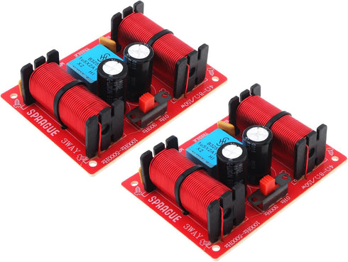 3 Way Speaker Crossover, 150W 3 Way Unit HiFi Home Speakers Audio Frequency Divider Filters
