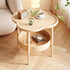 Vmohuyktx Cream Tinted Bedsides Table Organizers Friendly Rounded Corners Lightweight Portable Home Storage Upgrades