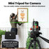 Kalofaye 25" 3 Mini Tripod for Camera & Phone, Aluminum Alloy Portable Tabletop Tripod with Way Pan Tilt Head, Handle